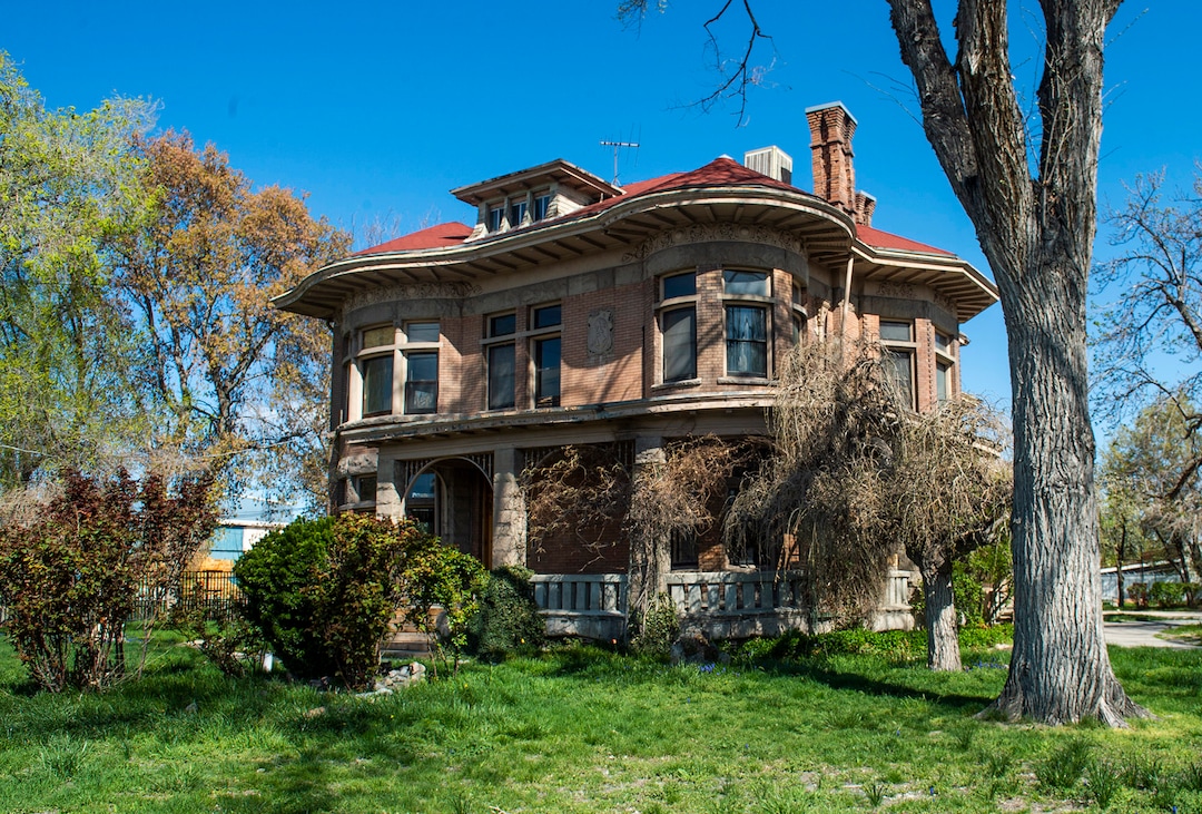 (Rick Egan  |  The Salt Lake Tribune)     The Albert Fisher Mansion and Carriage House were damaged in the March 18 earthquake. Monday, April 13, 2020