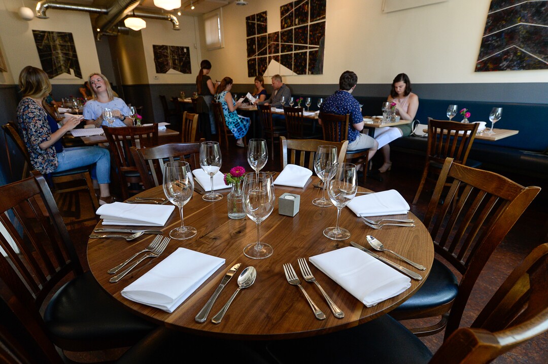 (Francisco Kjolseth  |  The Salt Lake Tribune)  Oquirrh, a new fine-dining restaurant in downtown Salt Lake City at 368 E. 100 South begins their dining service recently.
