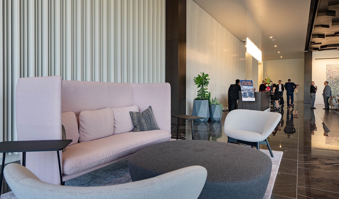 (Francisco Kjolseth | The Salt Lake Tribune) A first look inside the newly opened office tower at 650 Main Street in Salt Lake City on Tuesday, May 24, 2022.