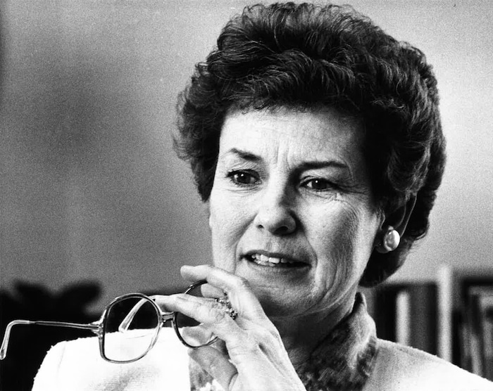 Al Hartmann  |  Tribune File Photo

Relief Society President, Barbara Woodhead Winder, June 5, 1984. When she took charge of the LDS Church’s Relief Society in 1984, she used the post to promote healing among members who had been divided over the church’s role in opposing the Equal Rights Amendment. Winder died June 25, 2017, from complications from pulmonary fibrosis. She was 86.