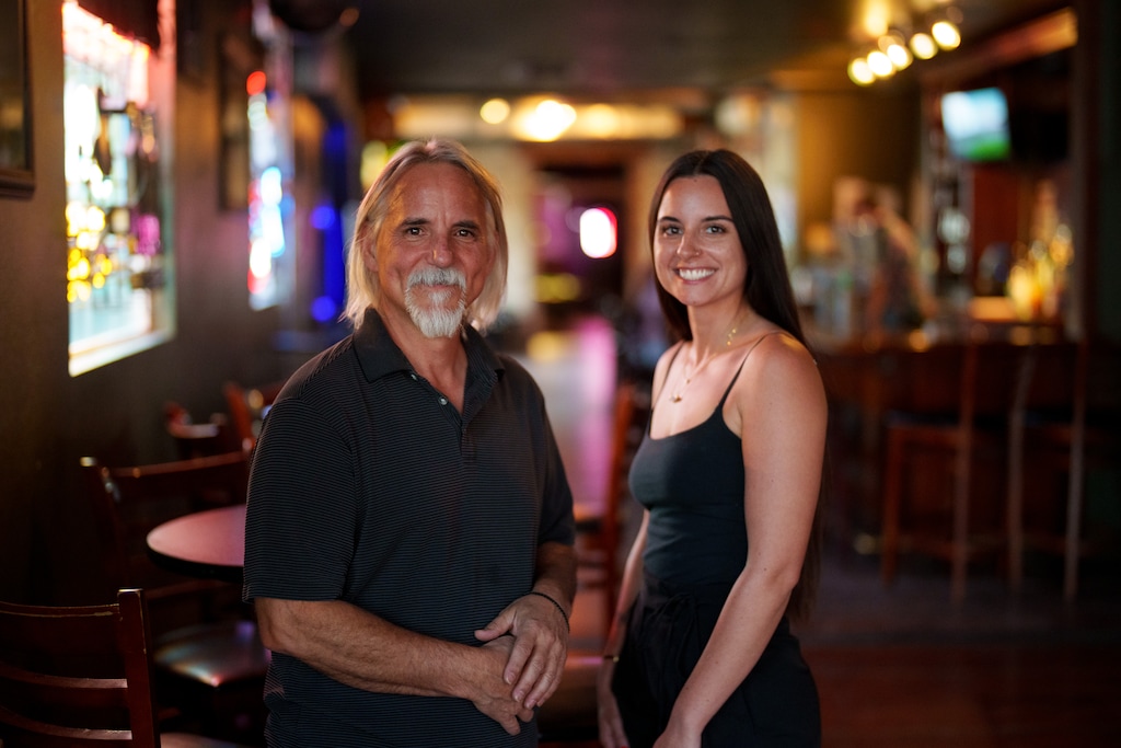 (Trent Nelson  |  The Salt Lake Tribune) Paul Maritsas and Xenia Maritsas. new co-owners of Sugar House Pub in Salt Lake City on Thursday, June 26, 2025.