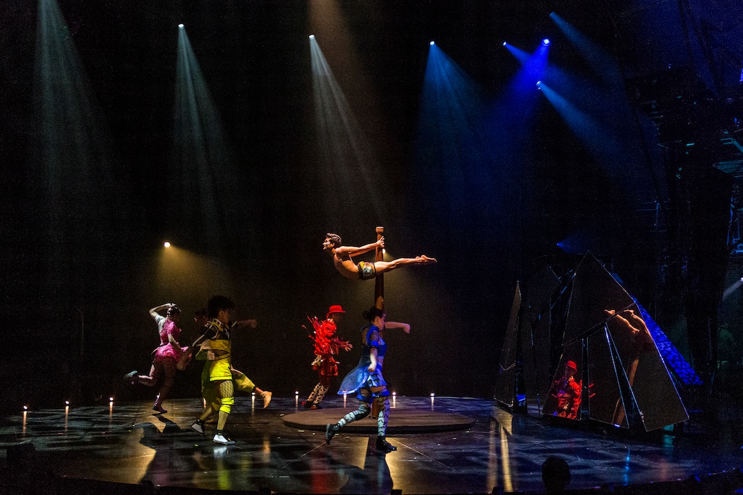(Marie-Andrée Lemire  |  courtesy of Cirque du Soleil) Acrobats perform in Cirque du Soleil's show "Bazzar," which will play in a tent in the parking lot of the Maverik Center in West Valley City, from May 24 to July 5, 2020.