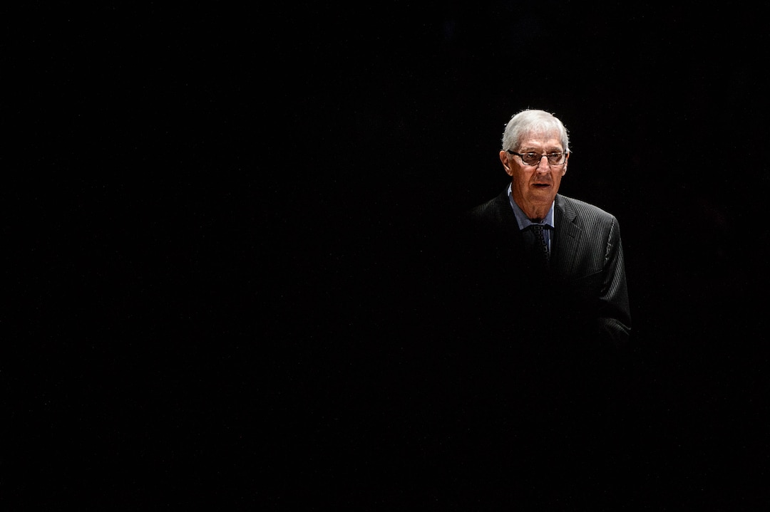 (Trent Nelson  |  Tribune file photo) Jerry Sloan as the Utah Jazz celebrate the 20th anniversary of the franchise's first Western Conference Championship and honor members of the 1996-1997 squad, in Salt Lake City, Wednesday March 22, 2017.