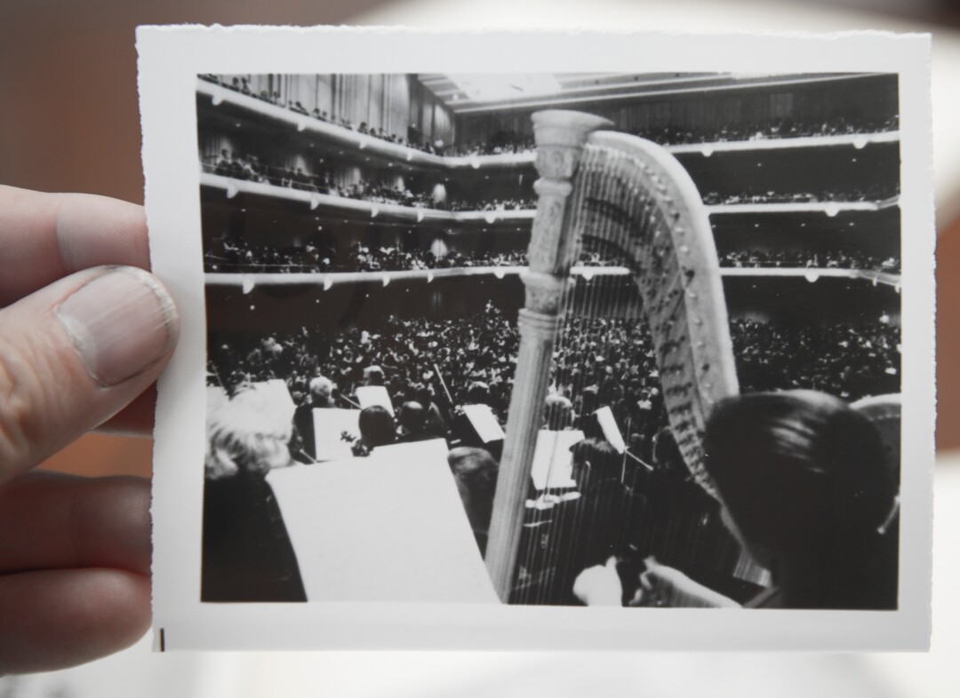 (photo courtesy of Utah Symphony) A view of Symphony Hall from the stage.