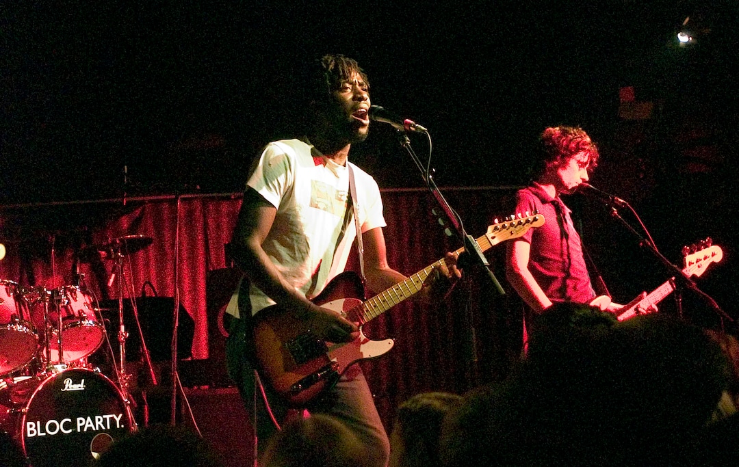 (Rick Egan  |  The Salt Lake Tribune)  Kele Okerke sings for Bloc Party at In The Venue, Aug. 23, 2020.