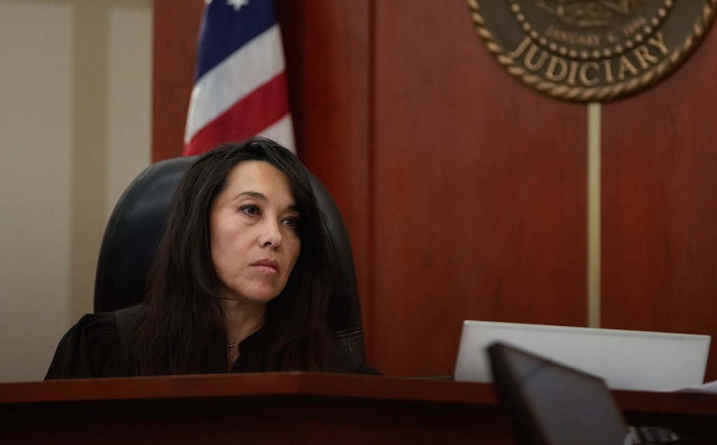 (Francisco Kjolseth | The Salt Lake Tribune) Judge Dianna Gibson listens to a hearing regarding congressional district maps in 3rd District Court in October.