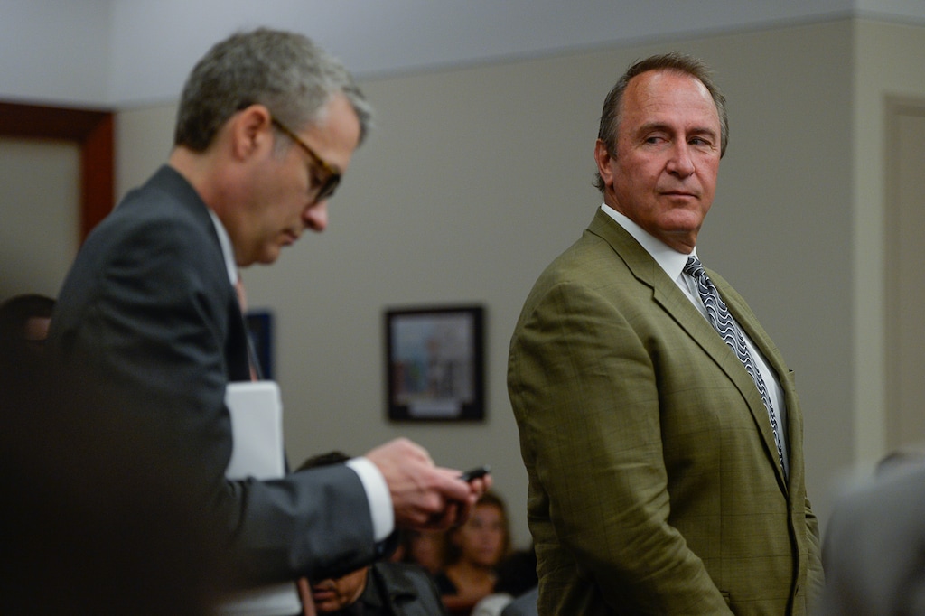 Francisco Kjolseth | The Salt Lake TribuneAssistant U.S. Attorney from Denver, Timothy Jafek, left, addresses the judge as former Utah Attorney General Mark Shurtleff, right, facing public corruption charges, appears in Judge Elizabeth Hruby-Mills courtroom in Salt Lake City on Monday, Sept. 28, 2015, for a pre-trial hearing.
