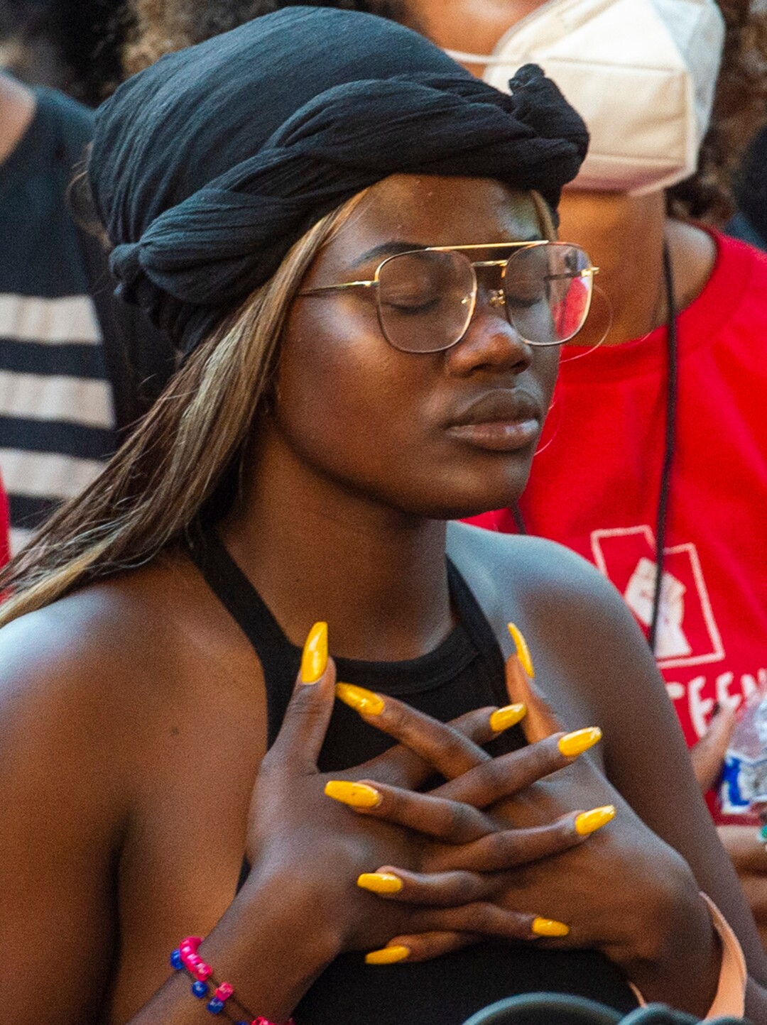 (Rick Egan  |  The Salt Lake Tribune)  THe crowd reacts as Aaliyah Rose performs at Washington Square in Salt Lake City during the Juneteenth Celebration, on Friday, June 19, 2020.