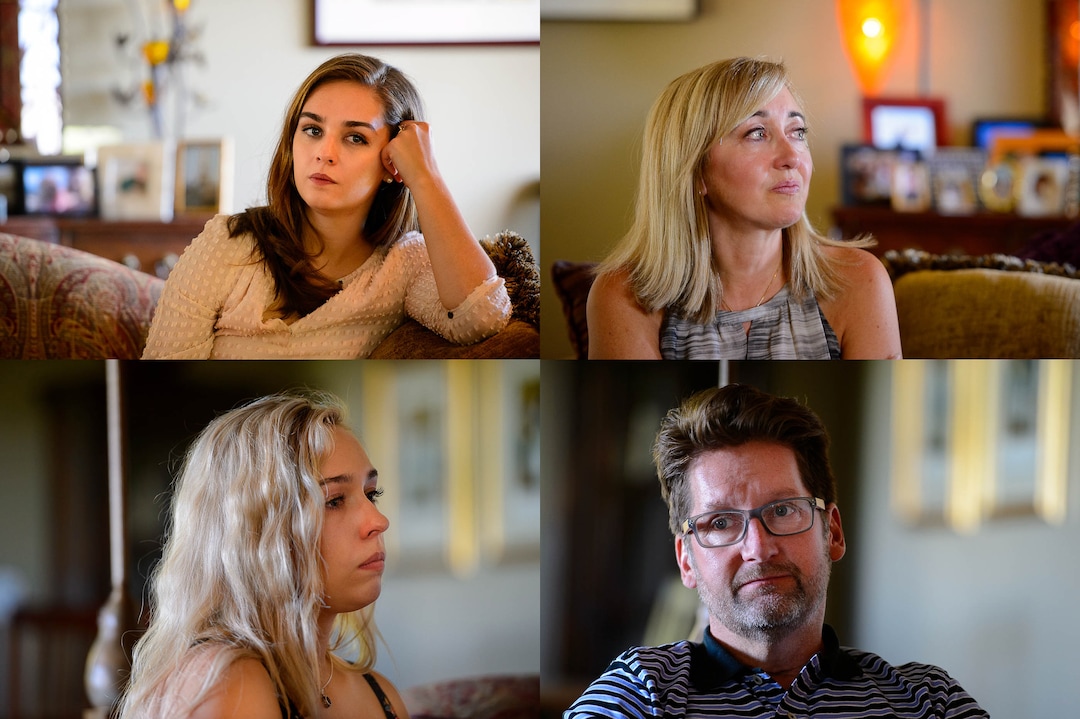 (Trent Nelson  |  The Salt Lake Tribune)  One year after Joslyn  Spilsbury was killed outside of a Starbucks in Millcreek, prosecutors still haven't charged the driver with a crime. Her family, the Coopers, remembered her on the anniversary of her death at their home in Salt Lake City on June 8, 2019. Clockwise from top left, Elizabeth, Erin, Randall, and Vanessa.