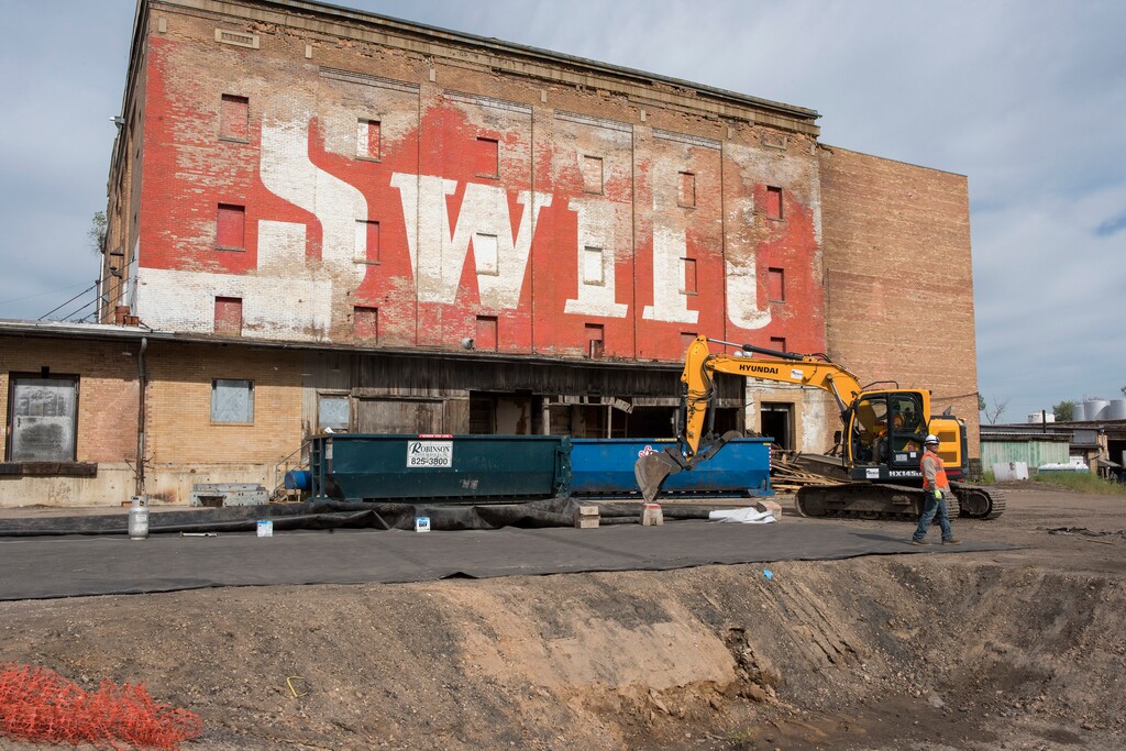 (Briana Scroggins  |  The Utah Investigative Journalism Project file photo) A first phase of demolition began Tuesday at Ogden's Swift building, after the Environmental Protection Agency removed tens of thousands of containers with hazardous waste.