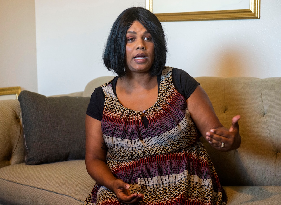 (Rick Egan  |  The Salt Lake Tribune)  
Shumba Bila's adoptive father, Lon Kennard, was supposed to spend the rest of his life in prison for sexually abusing her and his other adopted daughters. But Kennard was let out last week under the Utah State Prison's "compassionate release" program, which lets ailing prisoners get acute medical care they can't receive behind bars. Bila said his release has left her blindsided and revictimized. Monday, Aug. 26, 2019.