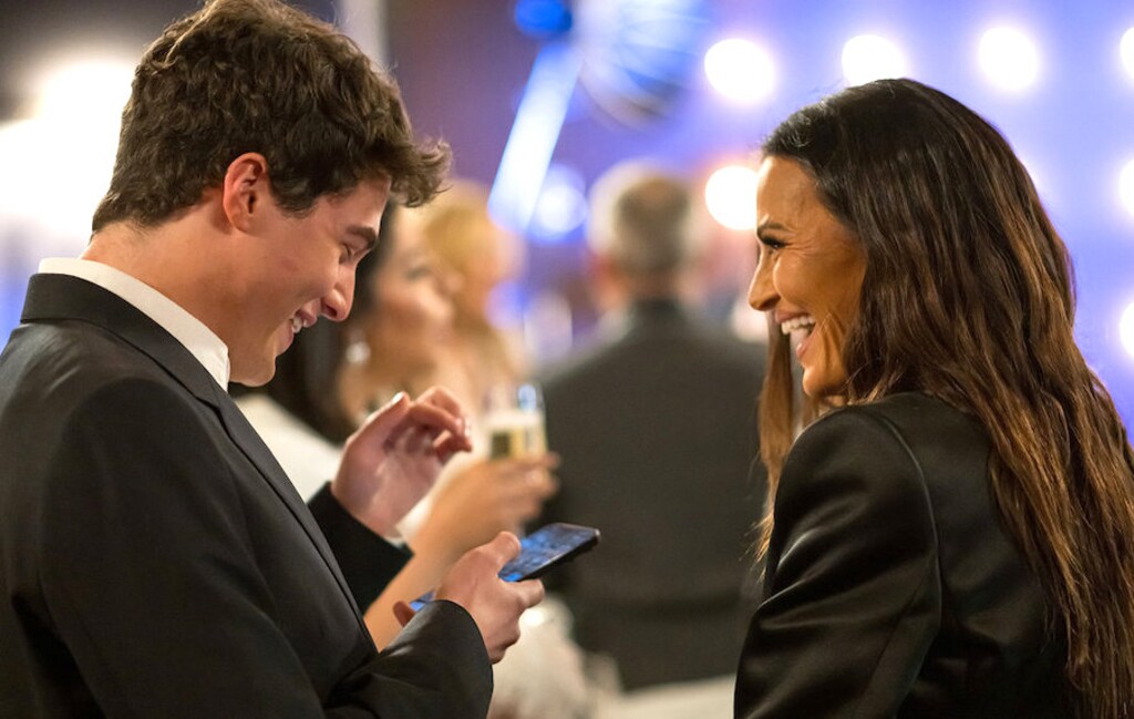 (Brett Colvin | Bravo) Brooks Marks and Lisa Barlow on "The Real Housewives of Salt Lake City."