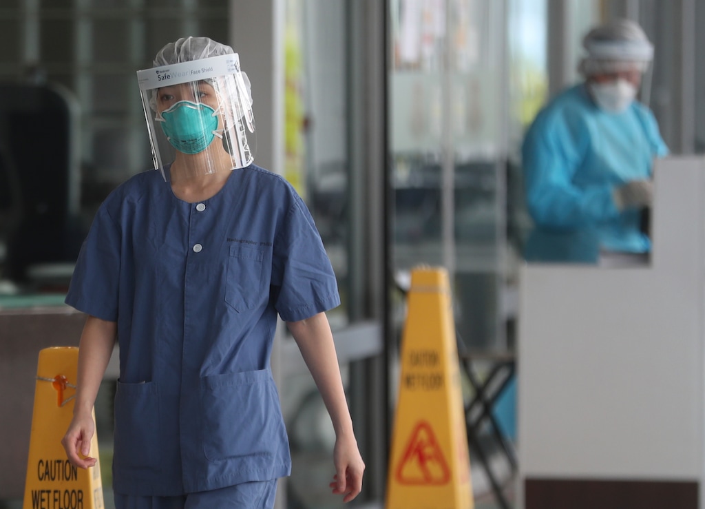 (Achmad Ibrahim | AP) Hospital staff wear face protection at the Princess Margaret Hospital in Hong Kong, Saturday, Feb, 1, 2020. China’s death toll from a new virus continues to rise as a World Health Organization official says other governments need to prepare for“domestic outbreak control” if the disease spreads.