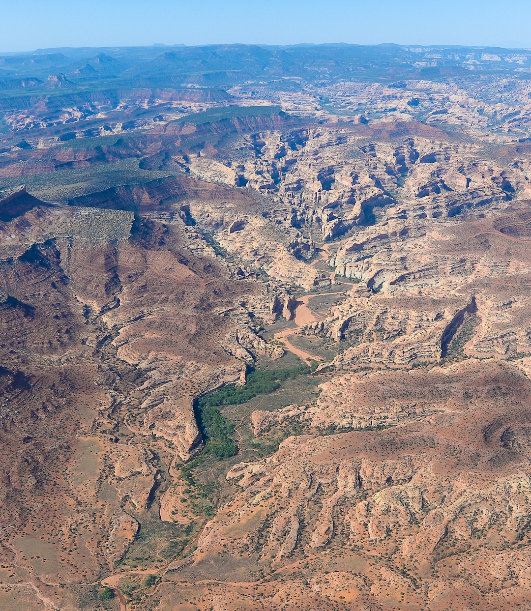 Francisco Kjolseth | The Salt Lake TribuneThe Bears Ears, seen on the upper left horizon, and its surrounding areas in southeastern Utah, are subject to a possible National Monument designation by President Obama   under the Antiquities Act for protection. EcoFlight recently flew journalists, tribal people and activists over the northern portion of the proposed 1.9 million acre site in an effort to push for permanent protection from impacts caused by resource extraction and high-impact public use. 