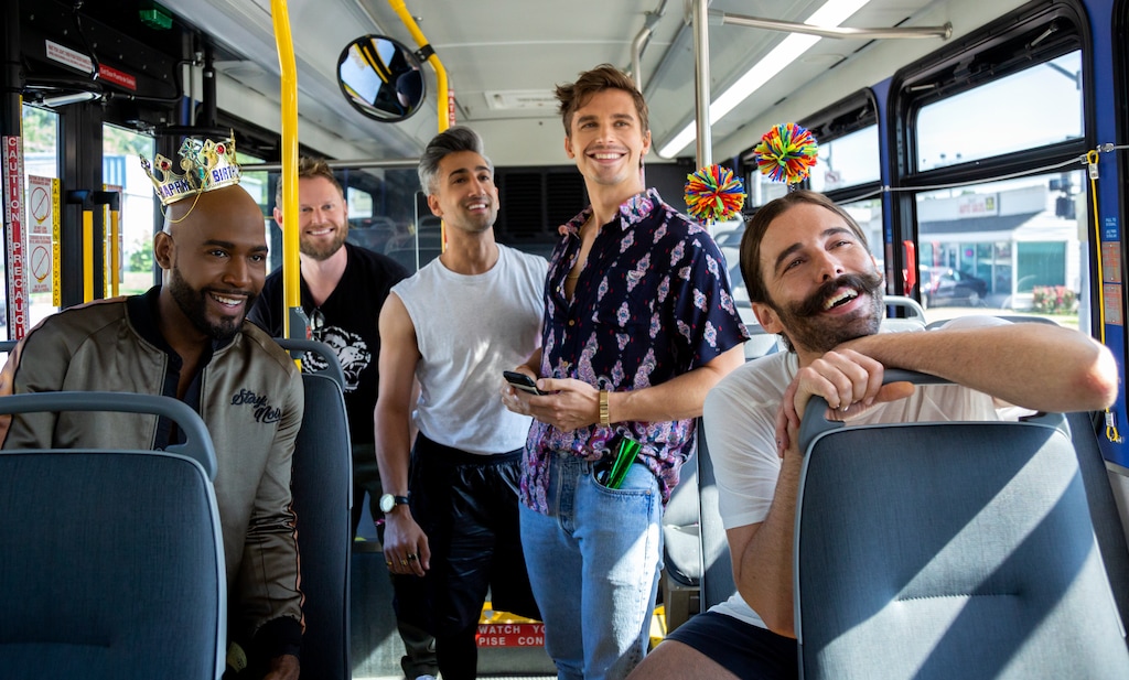 (Photo courtesy of Christopher Smith | Netflix) Karamo Brown, Bobby Berk, Tan France, Antoni Porowski and Jonathan Van Ness return in Season 3 of “Queer Eye.”