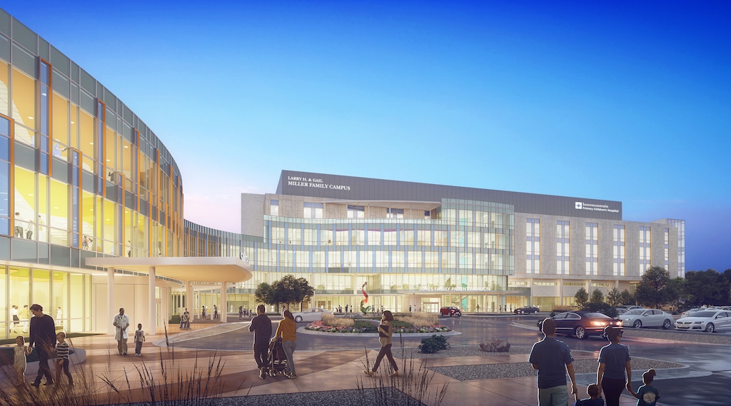 (Image courtesy of Intermountain Healthcare) An artist's rendering of the second Primary Children's Hospital, to be built in Lehi. The hospital is scheduled to open in early 2024.