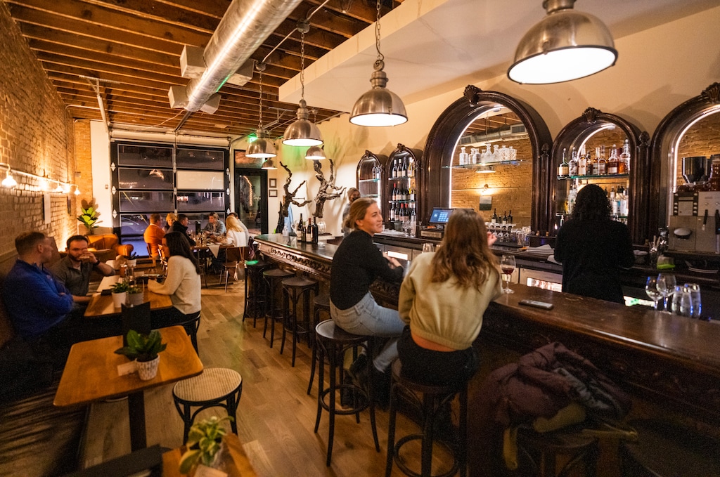 (Rick Egan | The Salt Lake Tribune) Casot Wine Bar in the Sugar House neighborhood of Salt Lake City, Tuesday, Feb. 1, 2022.