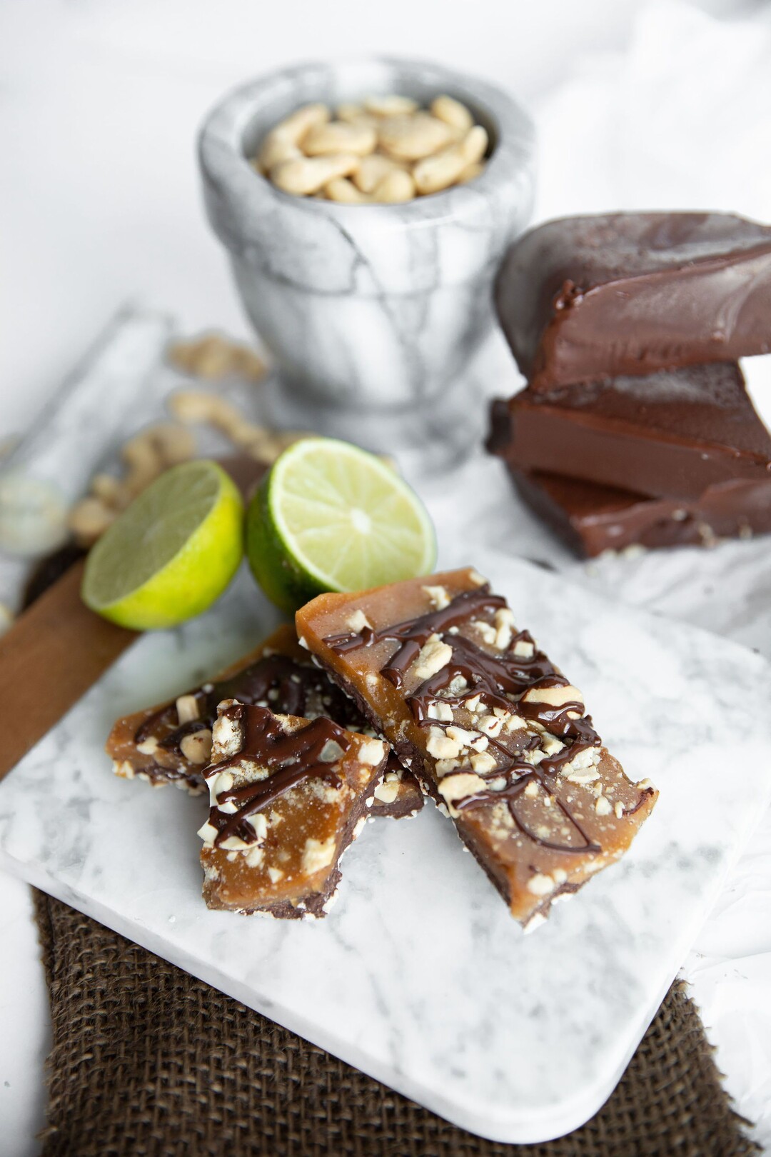 (Photo courtesy of Cache Toffee) Toffee is made in small batches with fresh butter and cream at Cache Toffee.