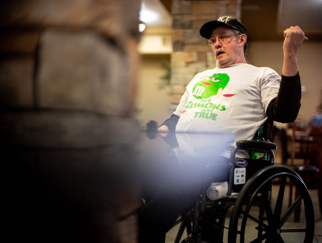 (Trent Nelson | The Salt Lake Tribune)  Orval Boss was homeless and now lives at the Inn Between in Salt Lake City on Wednesday Dec. 12, 2018.