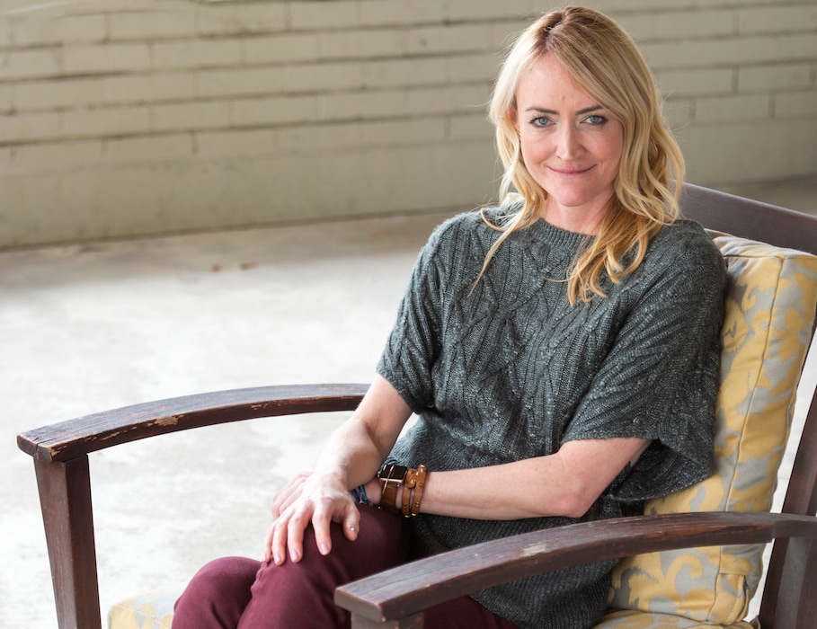 (Rick Egan | The Salt Lake Tribune) Heather Hamilton, also known as Heather Armstrong, or "Dooce," discusses her book about a pioneering medical treatment that helped her with depression in Salt Lake City on Wednesday April 17, 2019. The Utah writer and “mommy blogger,” who shared candid observations of parenting and her struggles with depression with millions of readers, died on May 9, 2023.