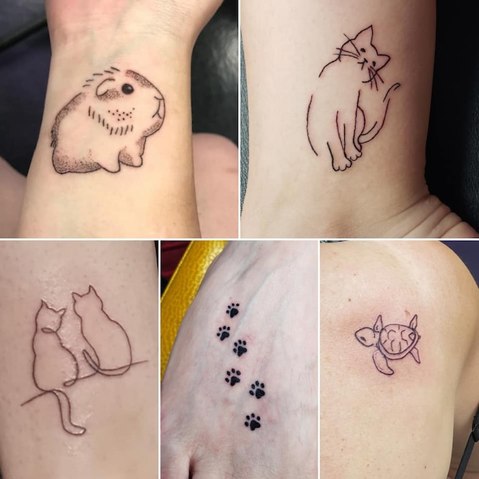 (Salt Lake County Animal Services) Tattoos provided to patrons at the Tats for Cats event at Fallen Angel Tattoos on June 4 and June 5.