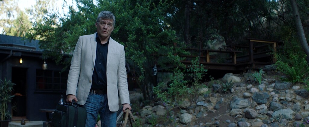 (Michael Gallagher  |  courtesy Slamdance Film Festival) Walter (Matthew Glave), a womanizing TV star, shows up uninvited and unannounced at her estranged lesbian daughter's destination wedding, in director Michael Gallagher's seriocomic "Funny Story," which will screen in the Beyond program of the 2018 Slamdance Film Festival.