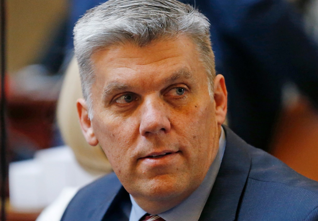 (Rick Bowmer | AP file photo ) Rep. Phil Lyman, R-Blanding, shown on the House floor in 2019, has paid off $86,000 he owed in fines and restitution for leading a protest ride in a protected canyon.