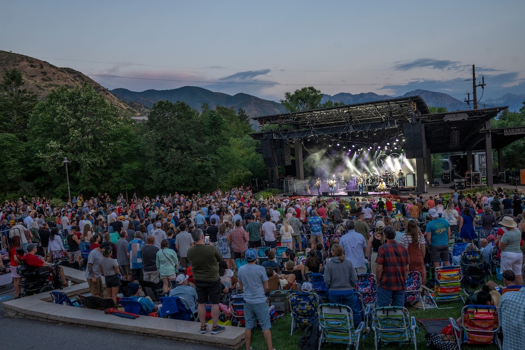 (Rick Egan | The Salt Lake Tribune)  The Revivalists perform at Red Butte Garden, on Monday, July 15, 2024. The 2025 Outdoor Concert Series kicks off on May 19. 
