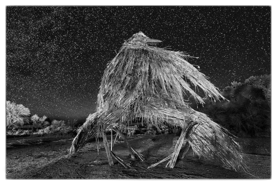 (Photo courtesy of Paul Martini) Joe Pachak's 2019 ravens sculpture in Bluff, Utah.