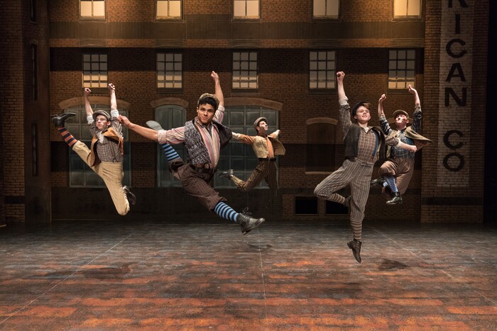 (Courtesy Pioneer Theatre Company) The cast of Pioneer Theatre Company's production of "Newsies," running Dec. 1-20 in Salt Lake City.