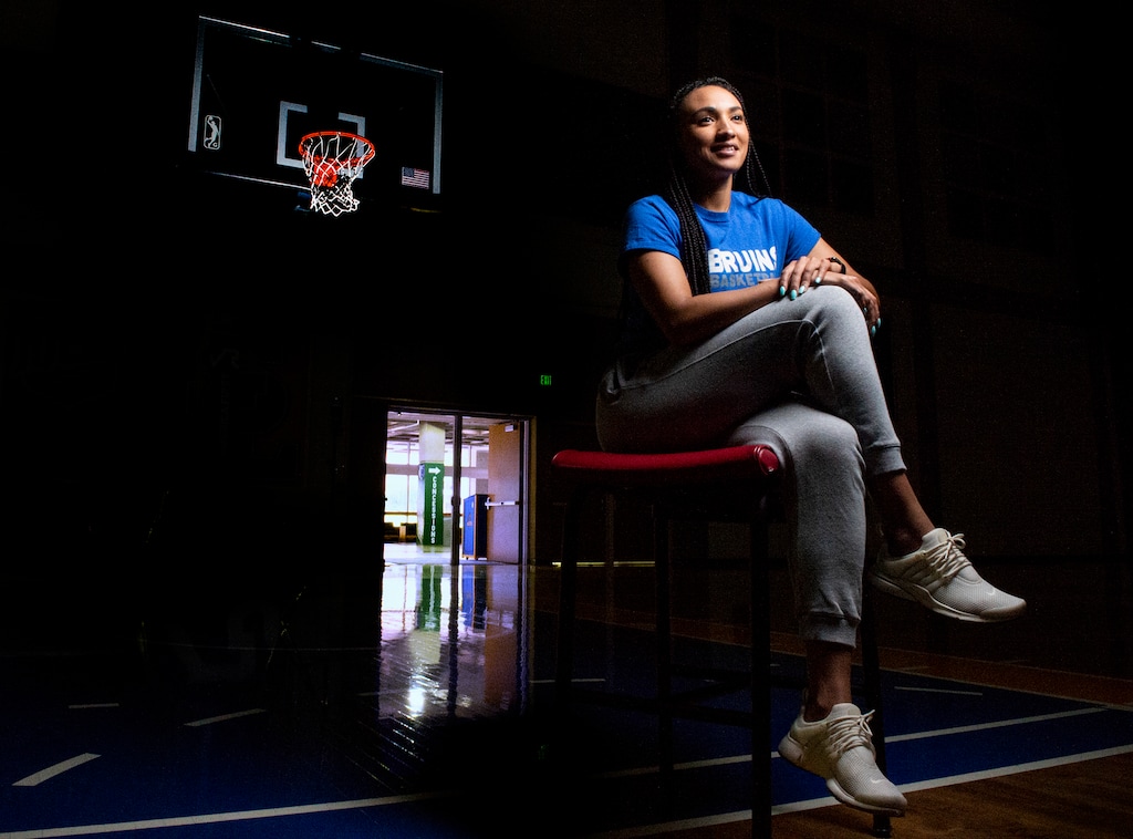 (Leah Hogsten  |  The Salt Lake Tribune) Marcilina Grayer is ready to take the court as head coach of the Salt Lake Community College Lady Bruins basketball team, June 26, 2019. 
