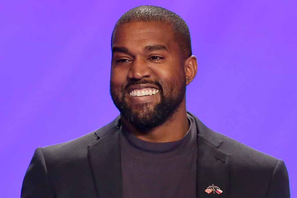 (AP Photo/Michael Wyke, File)

In this Nov. 17, 2019, photo, Kanye West appears on stage during a service at Lakewood Church in Houston.