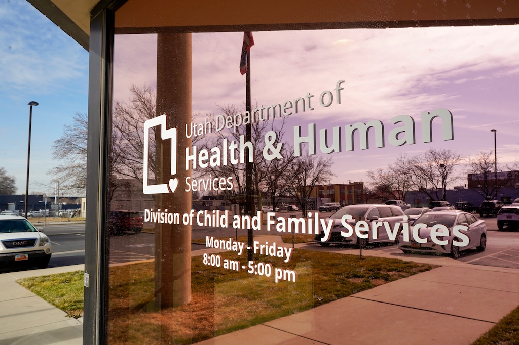 (Chris Samuels | The Salt Lake Tribune) The building that houses offices of the Utah Division of Child and Family Services in Salt Lake City, Friday, Jan. 30, 2026.