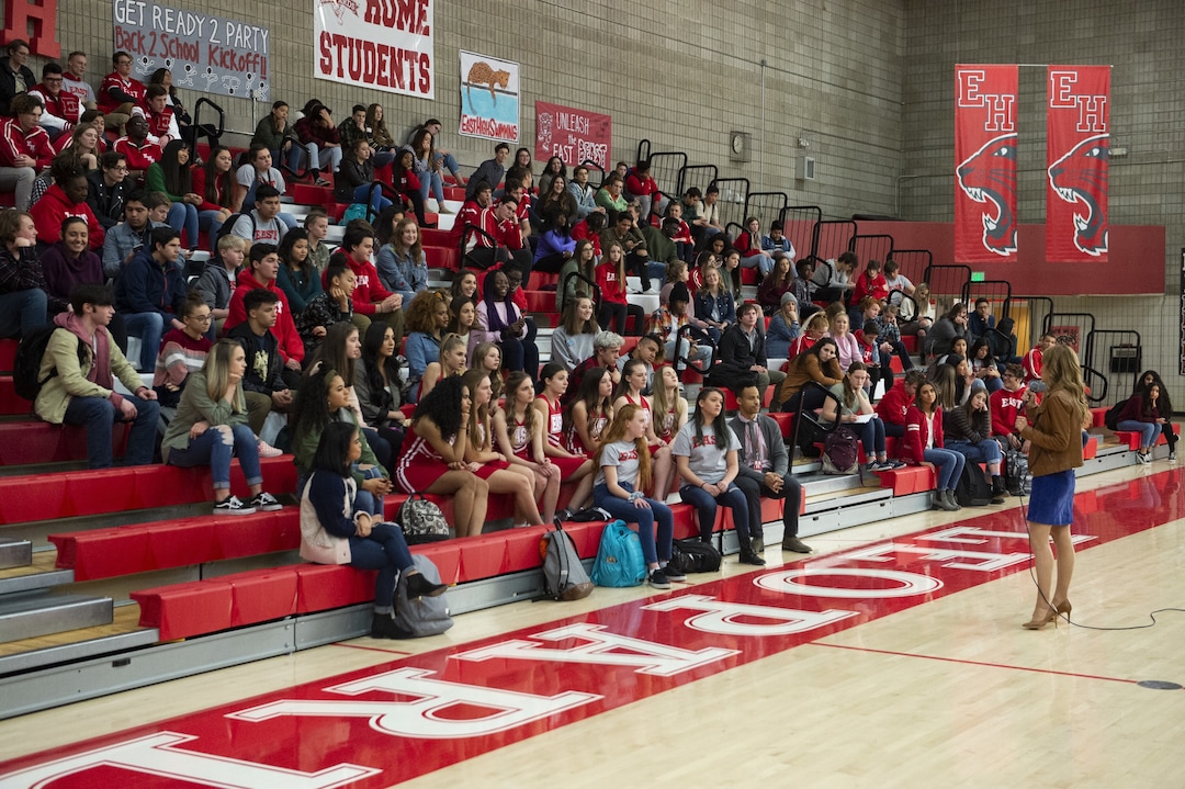 (Photo courtesy Disney+) “High School Musical: The Musical: The Series” was filmed largely at East High in Salt Lake City.