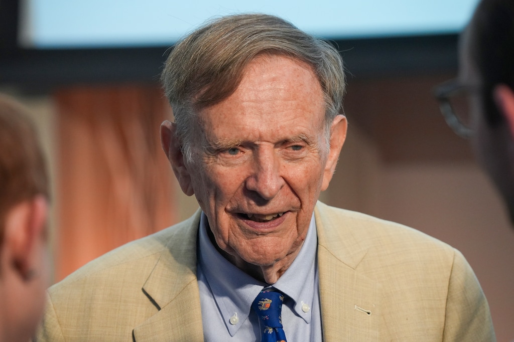 (Chris Samuels | The Salt Lake Tribune) Historian Richard Bushman, shown in 2023, argues Joseph Smith's story should be "burned in the people’s memory."