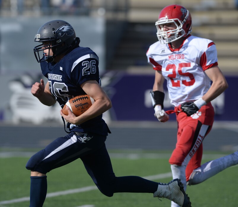 Steve Griffin / The Salt Lake Tribune


Duchesne's Skyler Ford and the Eagles are out to defend their Class 1A state title this season.