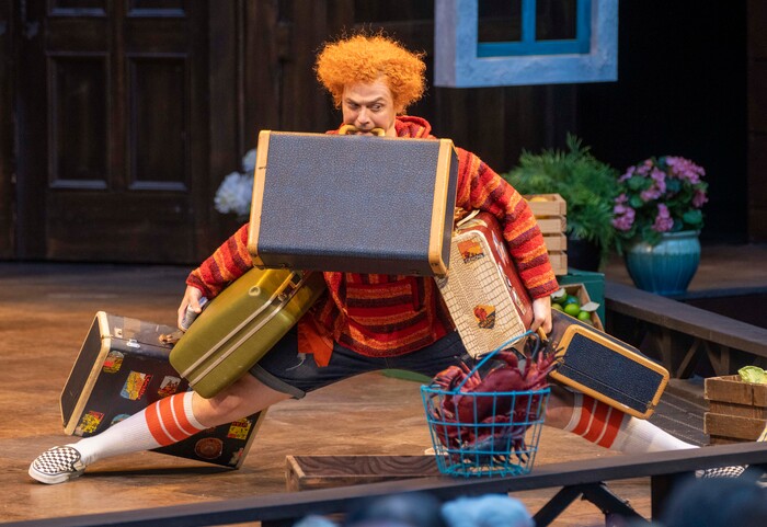 (Rick Egan | The Salt Lake Tribune) Michael Doherty plays Dromio of Syracuse in "The Comedy of Errors" at the Utah Shakespeare Festival in Cedar City, on Saturday, July 3, 2021.