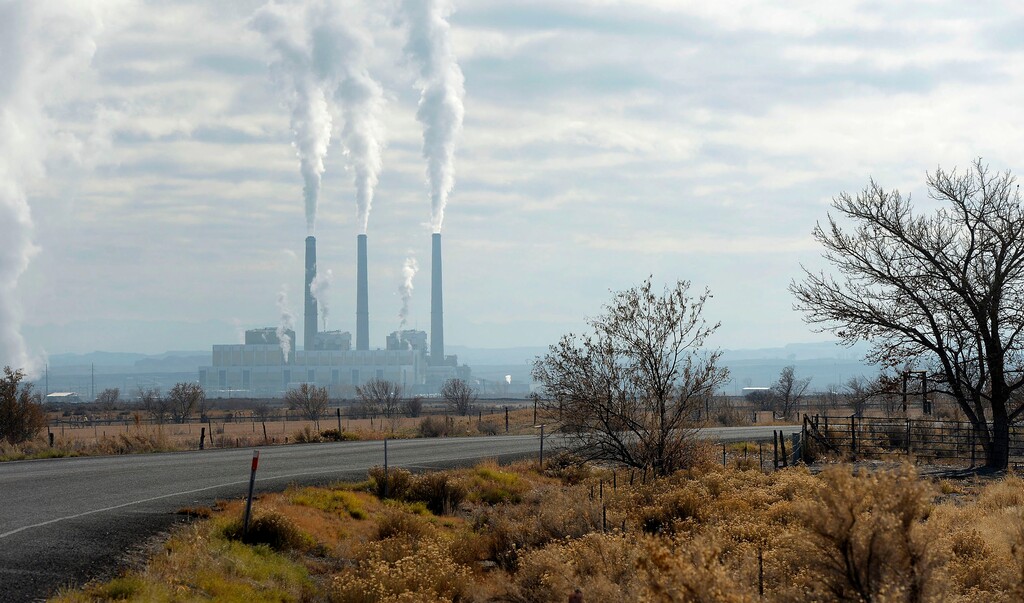 (Al Hartmann  |  Tribune file photo) Pacificorp's Hunter Power Plant as seen in 2014.