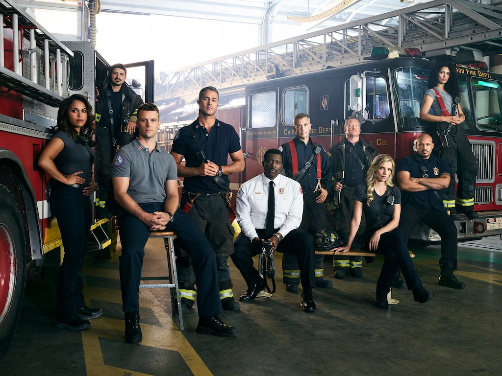 (Photo: John Tsiavis/NBC) The stars of “Chicago Fire” include Monica Raymund as Gabriela Dawson, Yuri Sardarov as Brian Zvonecek “Otis”, Jesse Spencer as Matthew Casey, Taylor Kinney as Kelly Severide, Eamonn Walker as Wallace Boden, David Eigenberg as Christopher Herrmann, Christian Stolte as Mouch, Kara Kilmer as Sylvie Brett, Joe Minoso as Joe Cruz, and Miranda Rae Mayo as Stella Kidd.