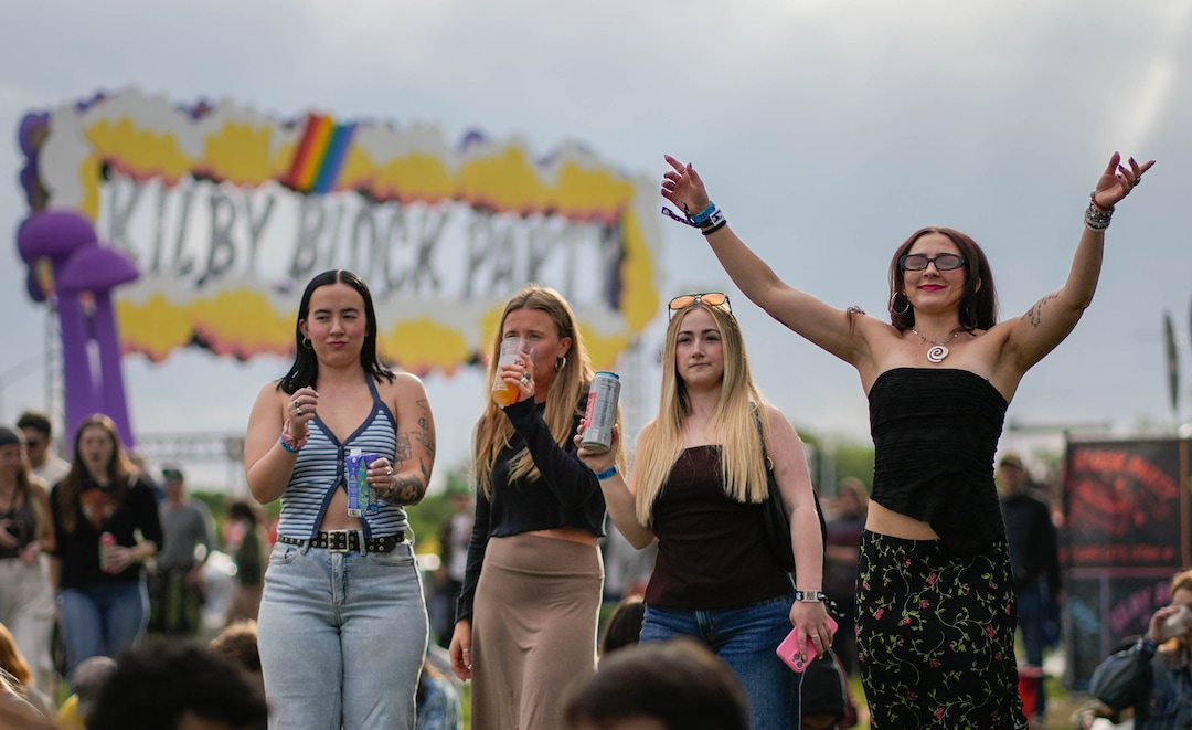 (Francisco Kjolseth  | The Salt Lake Tribune) Fans attend the Kilby Court Block Party in Salt Lake City on Thursday, May 15, 2025.