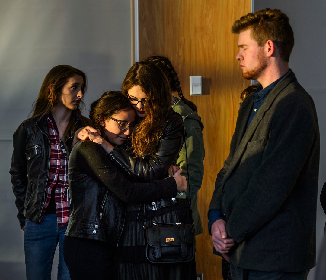 (Steve Griffin  |  The Salt Lake Tribune)  The Associated Students of the University of Utah hold a support gathering for students after University of Utah student ChenWei Guo was killed on campus during a attempted carjacking October 30, 2017. The gathering was held at the Union Ballroom on the University of Utah campus in Salt Lake City Tuesday October 31, 2017. 