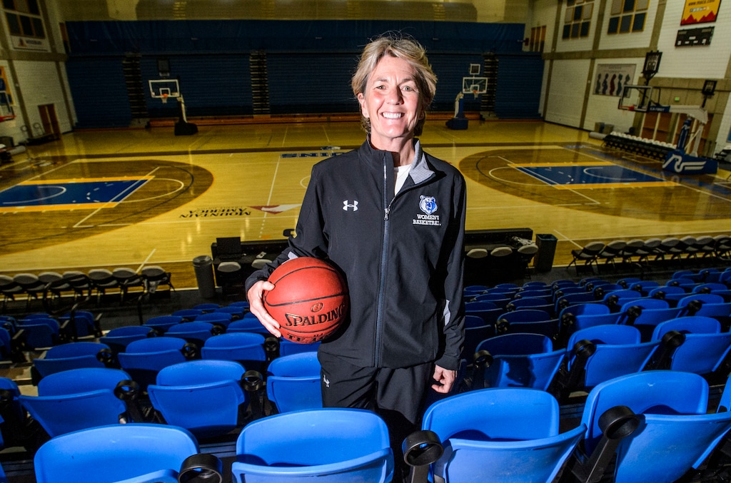 (Steve Griffin  |  The Salt Lake Tribune file photo) SLCC women's basketball coach Betsy Specketer during practice on the campus in Taylorsville Monday November 27, 2017.