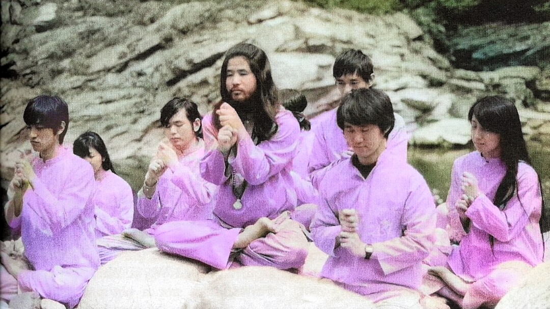 (Sundance Institute) Members of the Japanese cult Aum Shinrikyo, seen in "Aum: The Cult at the End of the World," directed by Ben Braun and Chiaki Yanagimoto, an official selection of the U.S. Documentary Competition at the 2023 Sundance Film Festival.