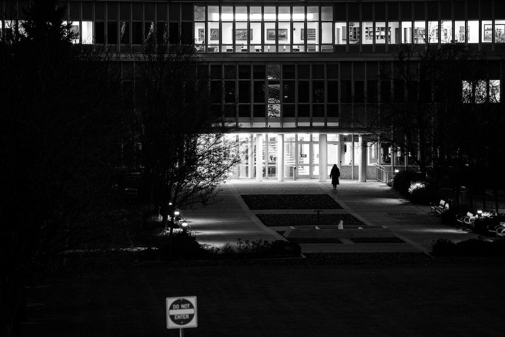 (Trent Nelson  |  The Salt Lake Tribune) BYU's Abraham O. Smoot Administration Building in Provo on Wednesday, Dec. 18, 2024.