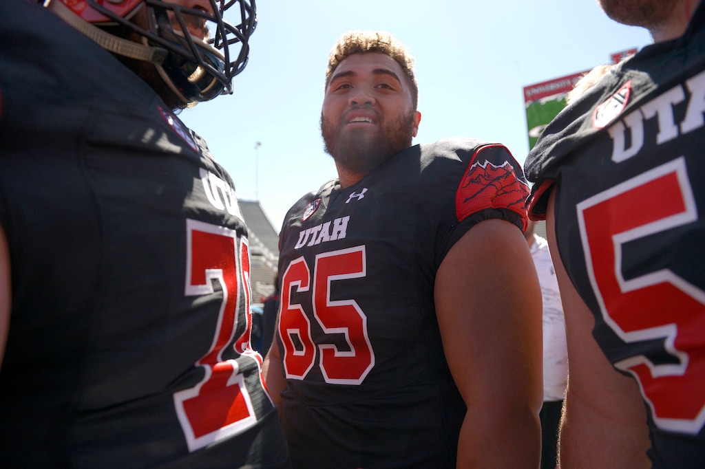 Leah Hogsten  |  The Salt Lake Tribune 
Offensive lineman Paul Toala is getting a chance to see some time at center.