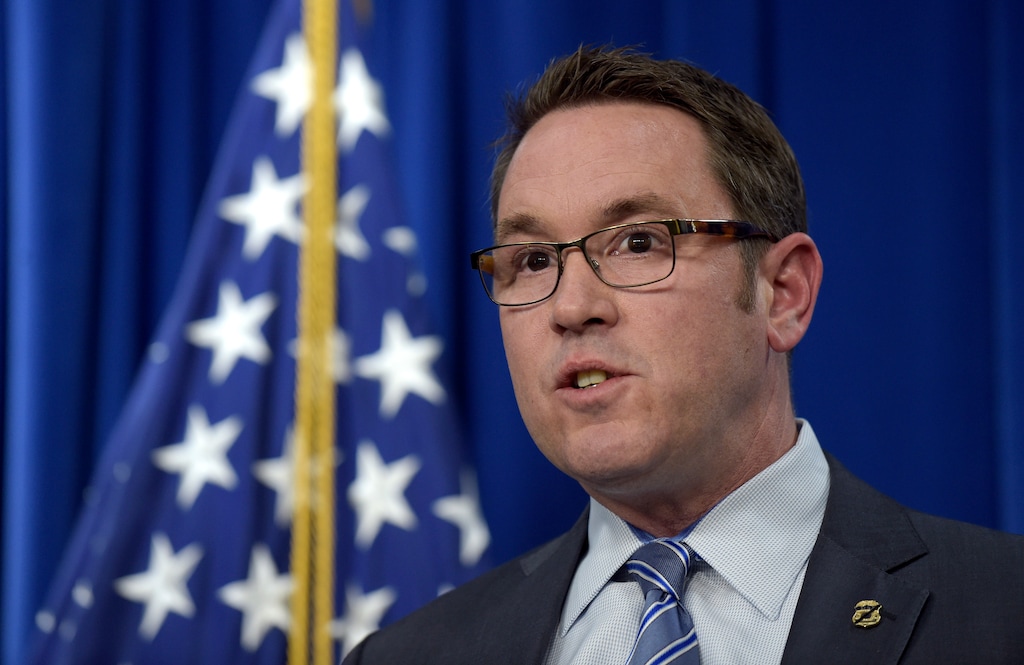 (Susan Walsh | AP) Homeland Security Investigations deputy executive associate director Derek Benner speaks during a news conference in Washington, Thursday, May 11, 2017.