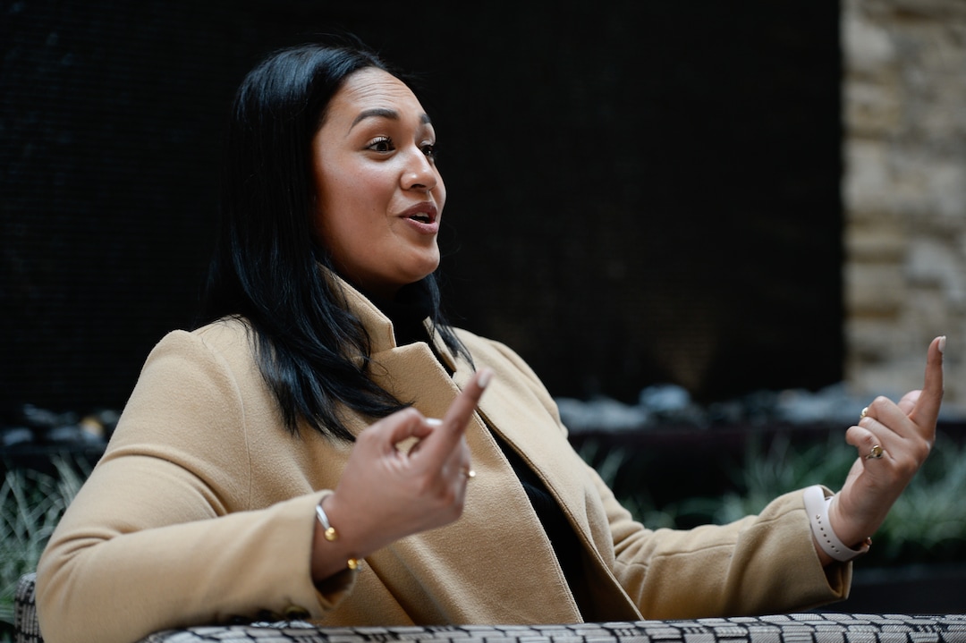 (Francisco Kjolseth | The Salt Lake Tribune)  Veronica Pome’e, the first Polynesian woman to be featured in Sports Illustrated's swimsuit edition, visits Utah to speak at the sixth annual National Pacific Island Violence Prevention Conference held in Salt Lake City April 11-13, 2019.
