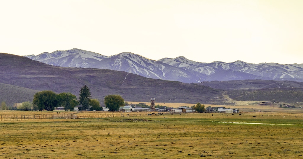 (Jeremy via Adobe Stock) A view of farms from Kamas and Samak off Utah Highway 1.