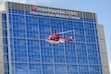 (Chris Samuels | The Salt Lake Tribune) An Intermountain Health LifeFlight helicopter departs Intermountain Medical Center in Murray, Thursday, Aug. 14, 2025.