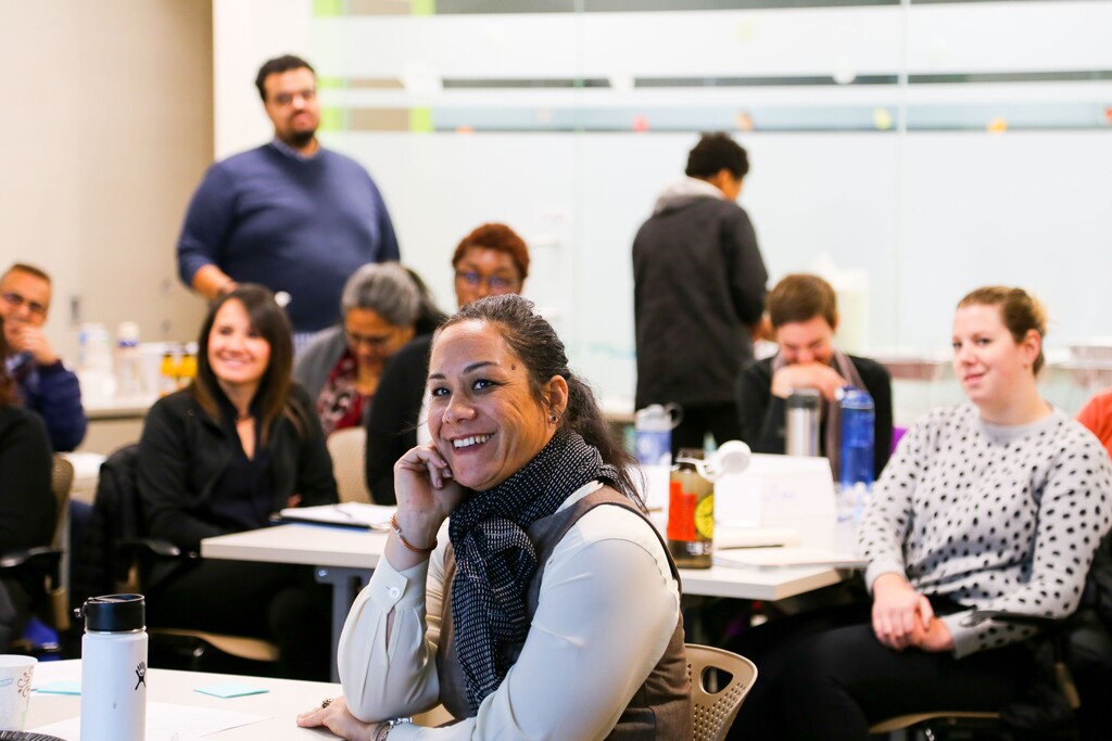 Dr. Lea Lani Kinikini, the first person to hold the chief diversity officer title at SLCC, attends the school’s President’s Leadership Institute in 2019.